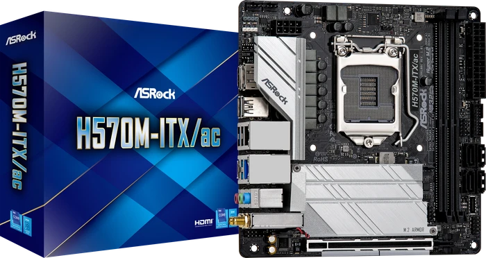 ASRock H570M-ITX/ac (Intel 1200)