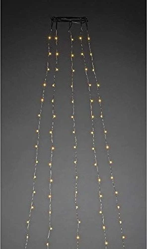 Konstsmide Lichterkette Baummantel LED 180x bernstein