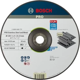 Bosch Professional AS46TBF Expert for Inox Trennscheibe, 230x1.9x22.23mm, 1 Stück