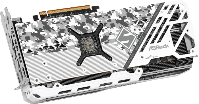 ASRock Radeon RX 7700 XT Steel Legend 12GB OC, RX7700XT SL 12GO, 12GB GDDR6, HDMI, 3x DP