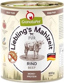 GranataPet Liebling's Mahlzeit Rind PUR, 4.80kg (6x 800g)