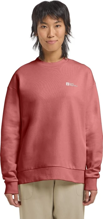 Jack Wolfskin Essential Crewneck Sweatshirt mineral red (Damen)