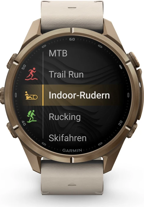 Garmin Fenix 9 Pro inReach 43mm autumn gold titanium/bone leather