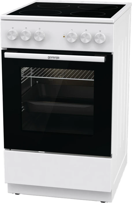 Gorenje GEC5A21WG Elektroherd mit Glaskeramik-Kochfeld
