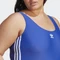 adidas Adicolor 3-Streifen Badeanzug semi lucid blue/white (Damen) Vorschaubild