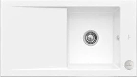 Villeroy & Boch Timeline 50 flat flächenbündig Becken reversibel mit Ablauffernbedienung snow white