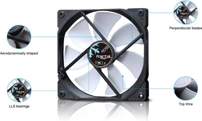 Fractal Design Dynamic X2 GP-14 schwarz/weiß, 140mm