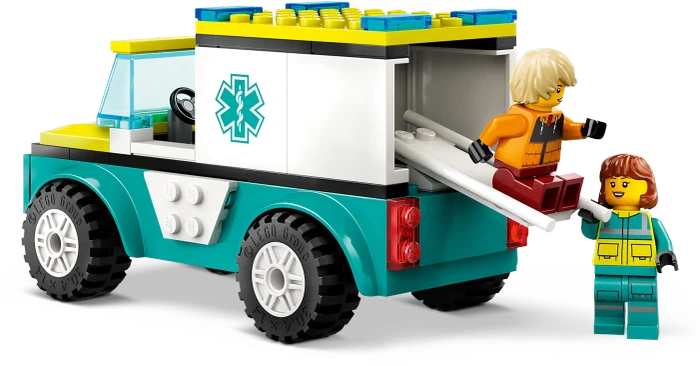 LEGO City - Rettungswagen und Snowboarder