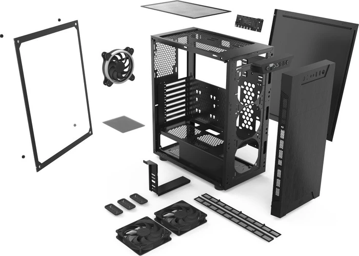 Endorfy SilentiumPC Armis AR5 TG RGB, Glasfenster