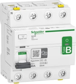 Schneider Electric Fehlerstrom-Schutzschalter Acti9-iID 4-polig 40A 30mA Typ B-SI