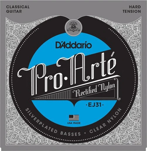 D'Addario Pro-Arté Rectified Trebles, Hard Tension