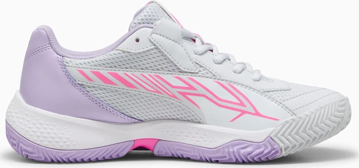 Puma Nova Court silver mist/puma white/vivid violet (Damen)