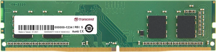 Transcend UDIMM 16GB, DDR4-3200, CL22, 2RX8
