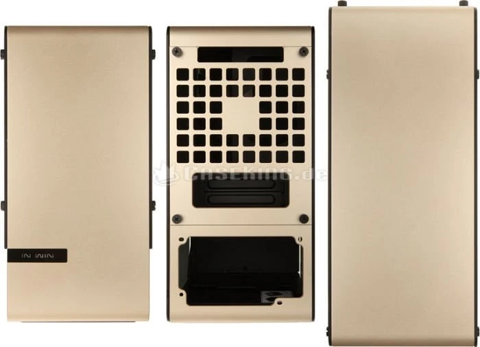 In Win 901 gold, Glasfenster, Mini-ITX
