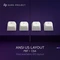 Dark Project ALU87A Violet Gaming Keyboard, weiß/violett, LEDs RGB, g3ms Sapphire, USB, US Vorschaubild