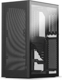 SSUPD Meshlicious, schwarz, Glasfenster, Mini-ITX