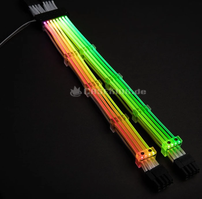 Lian Li Strimer, 6/8-Pin PCIe Verlängerungskabel, RGB beleuchtet
