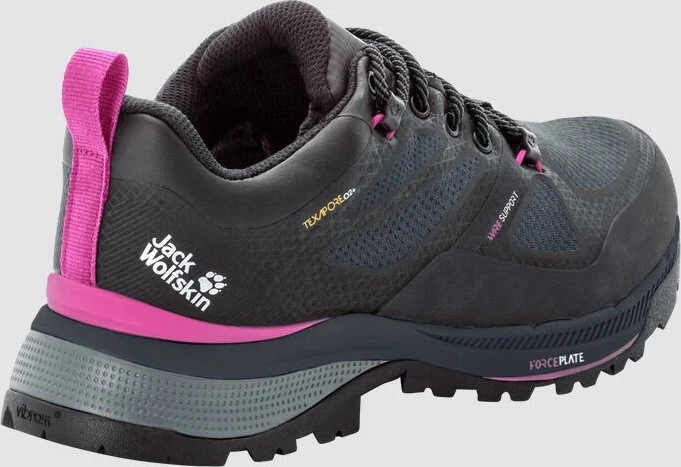 Jack Wolfskin Force Striker Texapore Low phantom/pink (Damen)