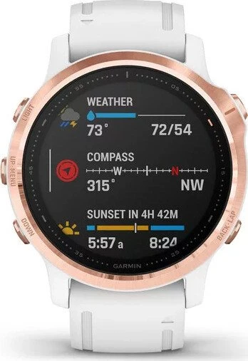 Garmin Fenix 6S Pro rosegold/weiß