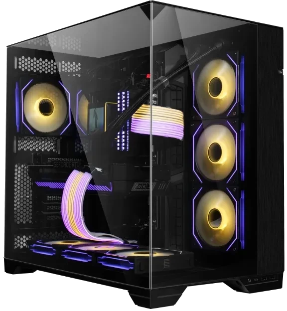Lian Li O11 Vision, schwarz, Glasfenster