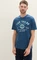 Tom Tailor Logo-Print T-Shirt kurzarm nighttime blue (Herren) Vorschaubild