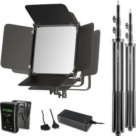 Walimex pro LED Niova 100-F Pro 100W Bi Color Set4