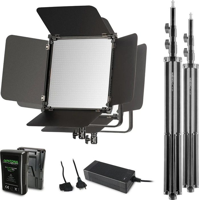 Walimex pro LED Niova 100-F Pro 100W Bi Color Set4