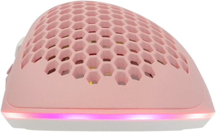 White Shark Lionel Pink Wireless Gaming Mouse, rosa/weiß, USB