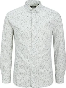 Jack & Jones Slim Fit Hemd langarm weiß (Herren)