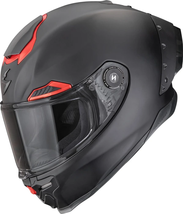 Scorpion EXO-Race Air Solid matt schwarz/rot