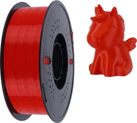 Kingroon PETG Basic, fluorescent red, Spule, 1.75mm, 1.00kg