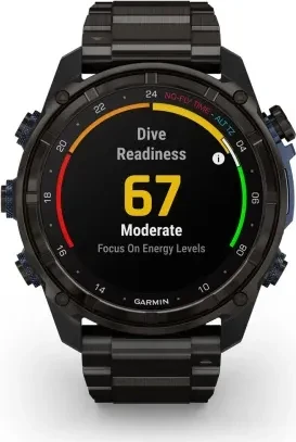 Garmin Descent Mk3i 51mm mit Titanarmband carbon grey & T2 Transceiver Bundle
