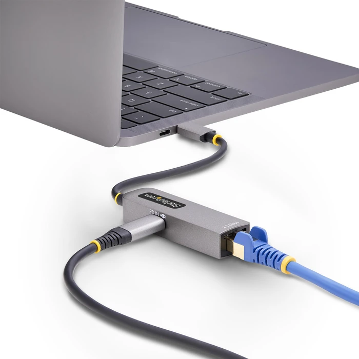StarTech USB-C zu 2.5Gb Ethernet Adapter LAN-Adapter, RJ-45, USB-C 3.0, 100W PD [Stecker]