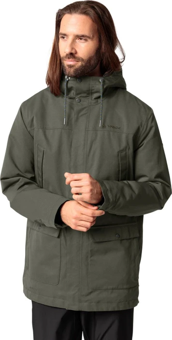 Vaude Manukau II Funktionsmantel khaki uni (Herren)