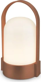 Briloner Asa Tischleuchte braun metallic