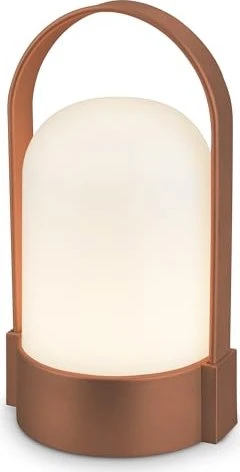 Briloner Asa Tischleuchte braun metallic