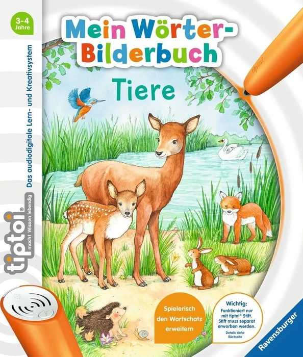 Ravensburger tiptoi Buch: Mein Wörter-Bilderbuch: Tiere