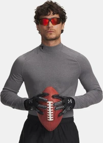 Under Armour ColdGear Fitted Kompressionsshirt langarm charcoal light heather/black (Herren)