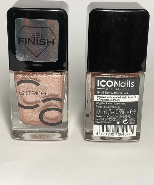 Catrice ICONails Gel Lacquer Nagellack 54 All That Glitters Is Gold, 10ml