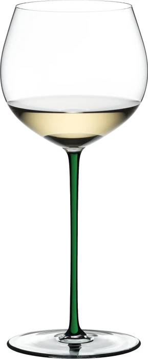 Riedel Fatto A Mano Oaked Chardonnay Weißweinglas grün