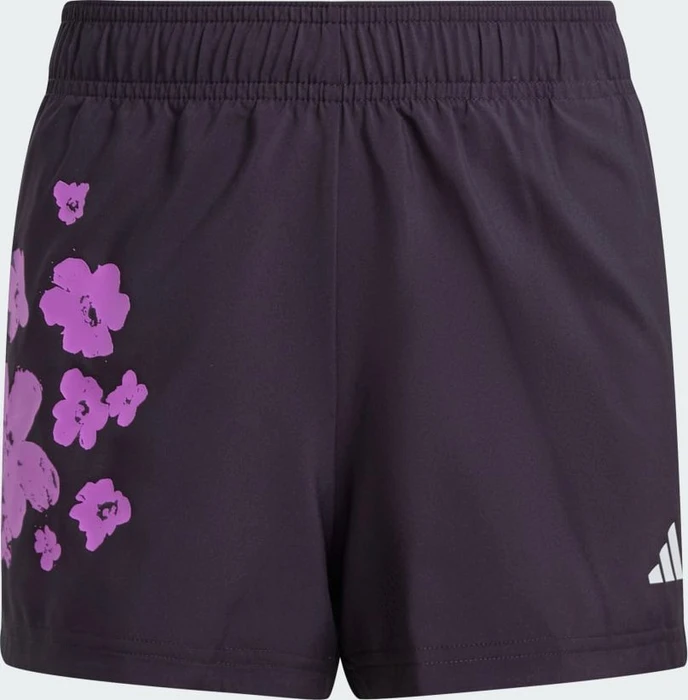 adidas Train Essentials Seasonal Print Shorts aurora black/purple burst (Junior)