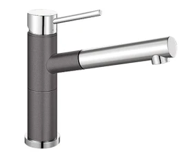 Blanco Alta-S Compact HD felsgrau/chrom