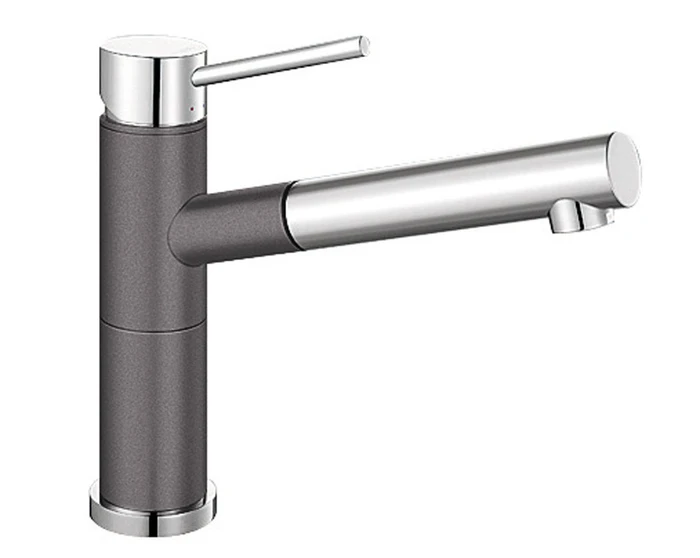 Blanco Alta-S Compact HD felsgrau/chrom