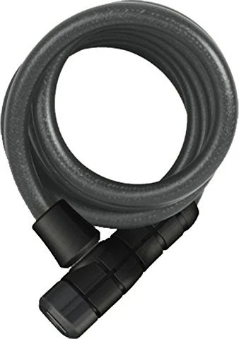 ABUS Booster 6512K/180 + Halter SCMU Spiralkabelschloss, Schlüssel