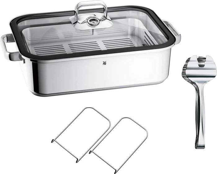 WMF Vitalis Dampfgarer inkl. Spargelzange 41x27cm 6.5l