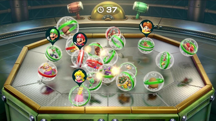 Super Mario Party inkl. Joy-Con Controller pastell violett/pastell grün (Switch)