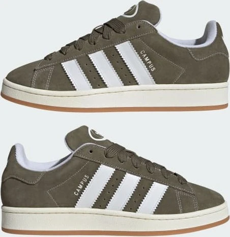 adidas Campus 00s olive strata/cloud white/off white