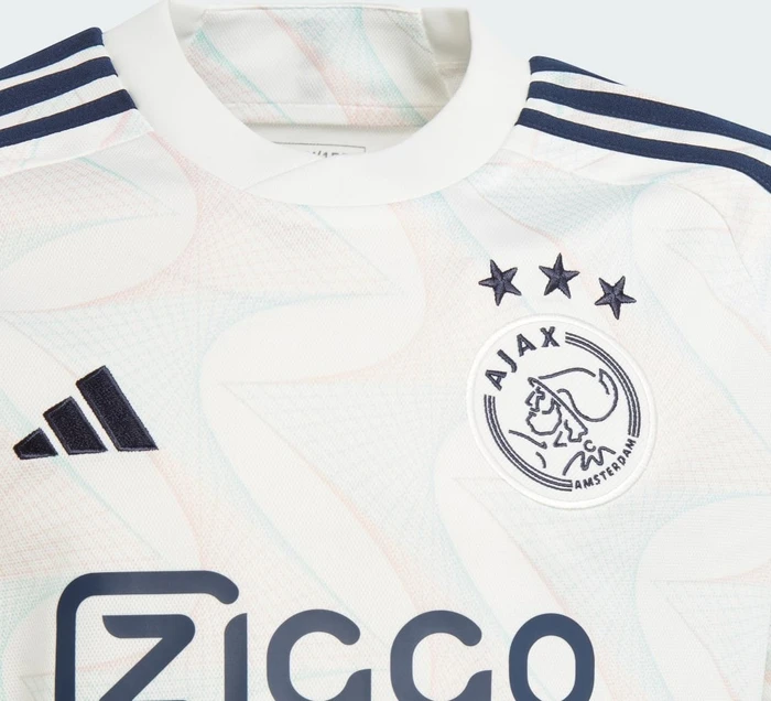 adidas Ajax 2023/2024 Auswärtstrikot core white (Junior)