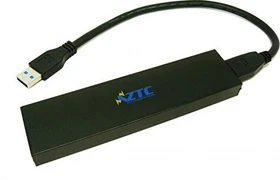 ZTC Thunder Enclosure, schwarz, USB 3.0 Micro-B