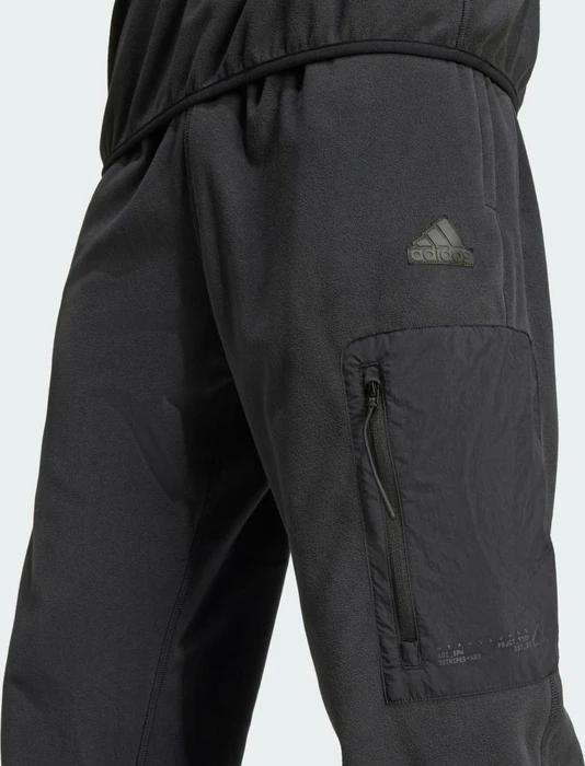 adidas City Escape Polar Fleece Trainingshose lang schwarz (Herren)